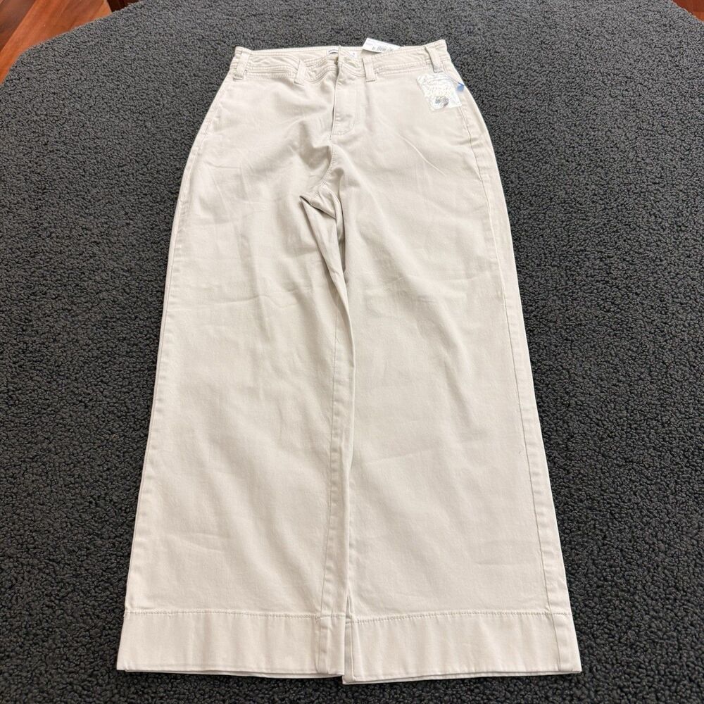 Sonoma Goods For Life Womens Beige Wide Leg Pants Size 6 NWT